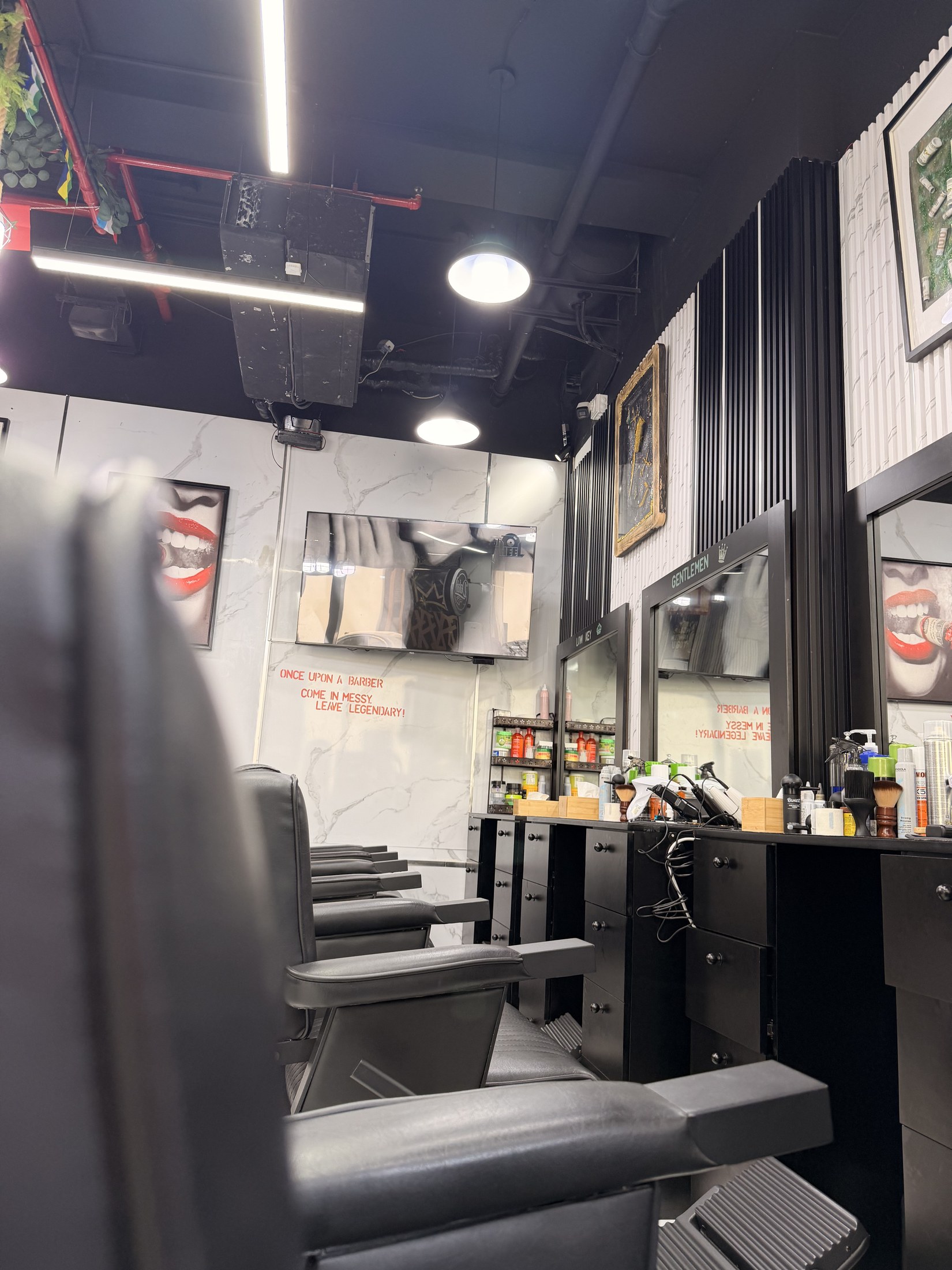 A refined detail inside Dalah salon